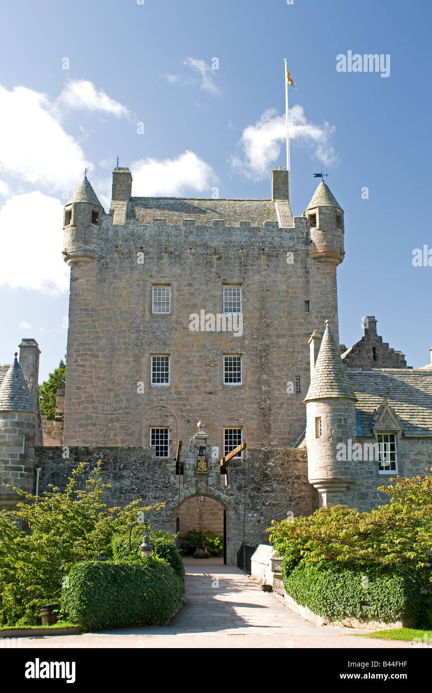 Cawdor Castle Nairn, Heimat ot die Recken von Cawdor Familiensitz der Mitglieder des Clans Campbell seit über 800 Jahren. Stockfoto