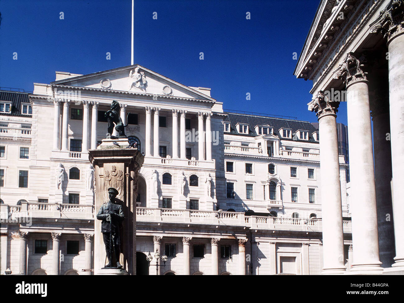 Die Bank of England in London Stockfoto
