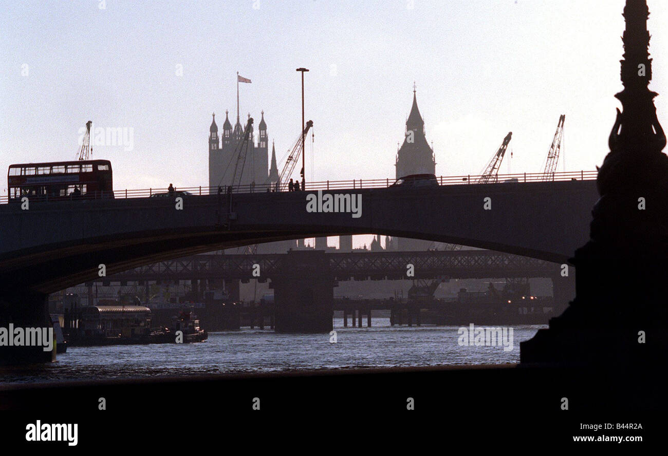 Waterloo Bridge London Stockfoto