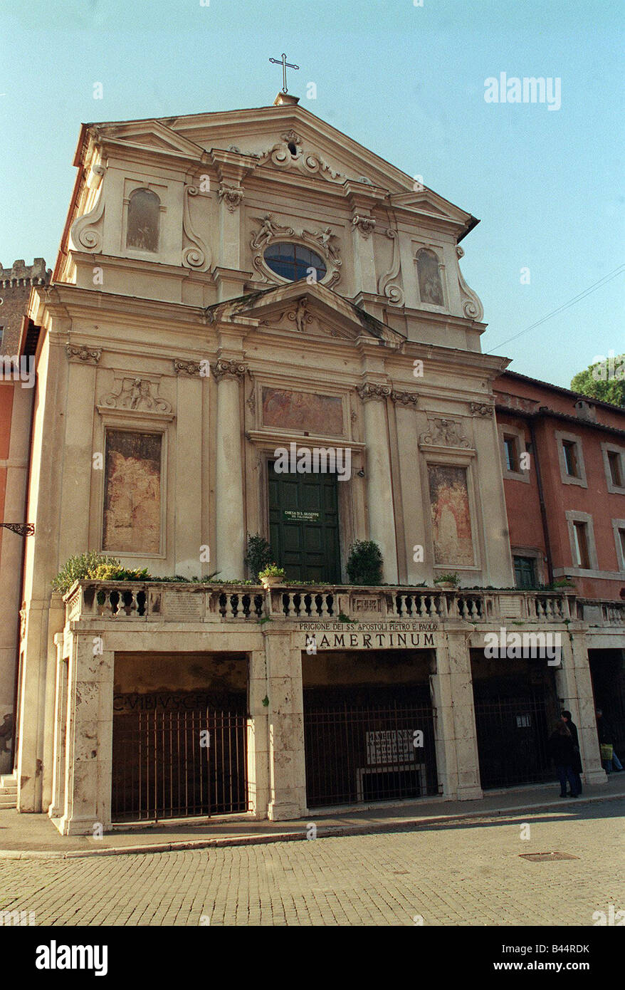 Italien Rom Forum Kirche auf dem römischen Forum ca. 1997 Stockfoto
