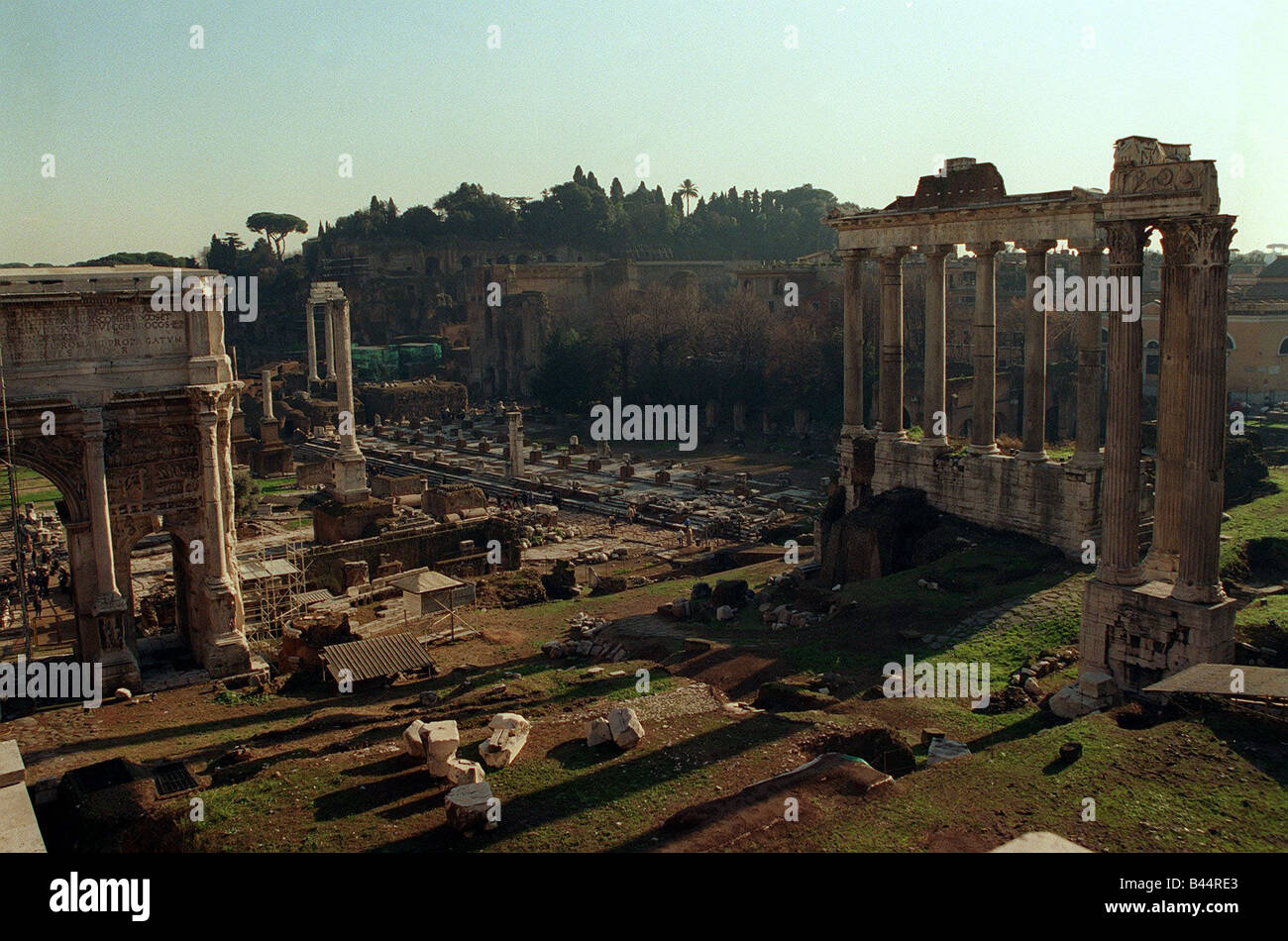 Italien Rom Forum Romanum Forum Romanum Stockfoto