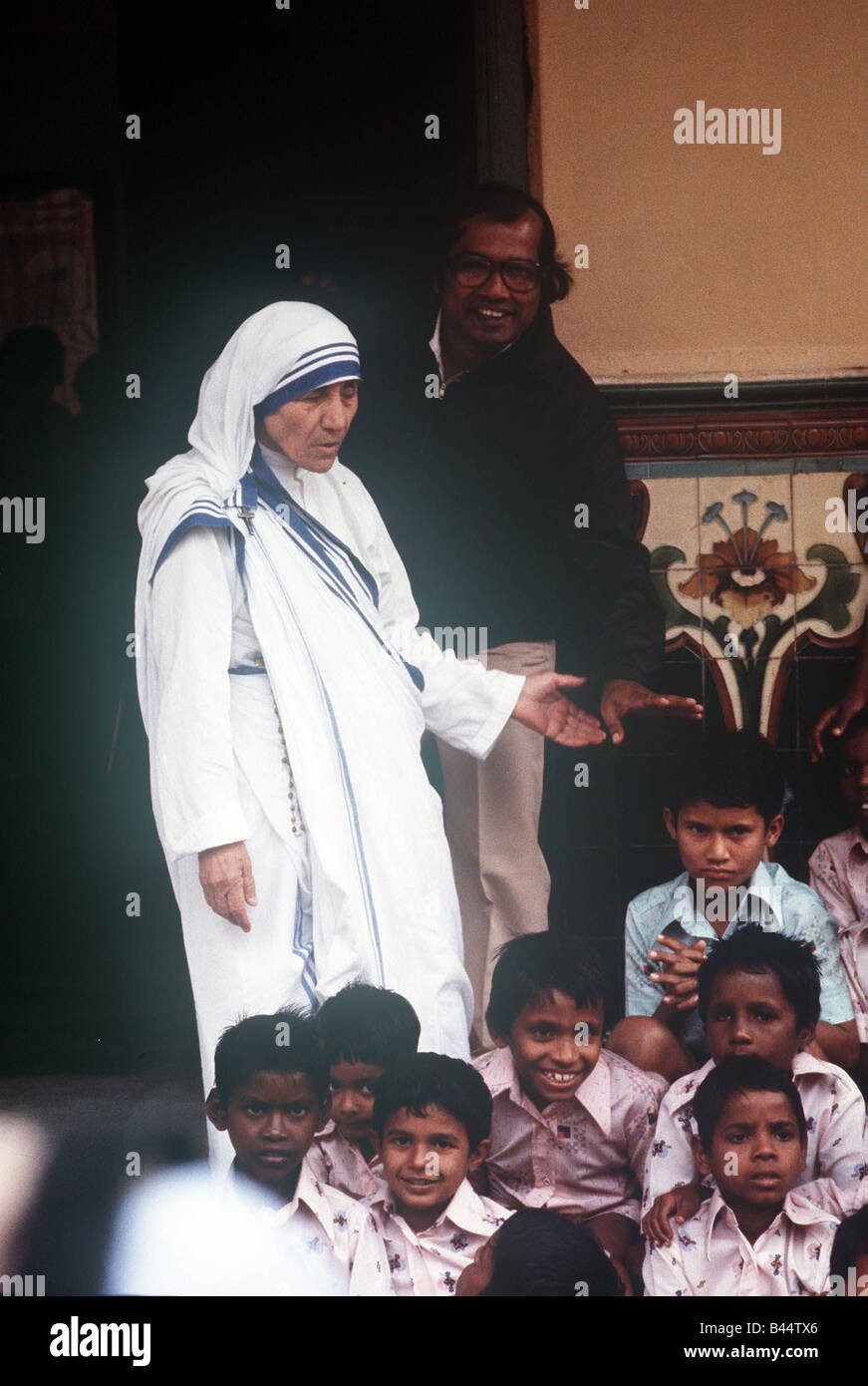Mutter Theresa Dezember 1980 gesehen hier in Kalkutta Indien Stockfoto