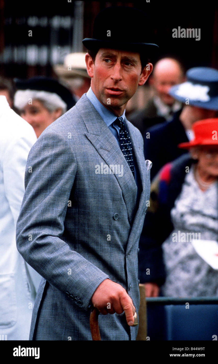 Prinz Charles auf der Quorn Jagd Welpen in Leicester Juli 1988 Stockfoto