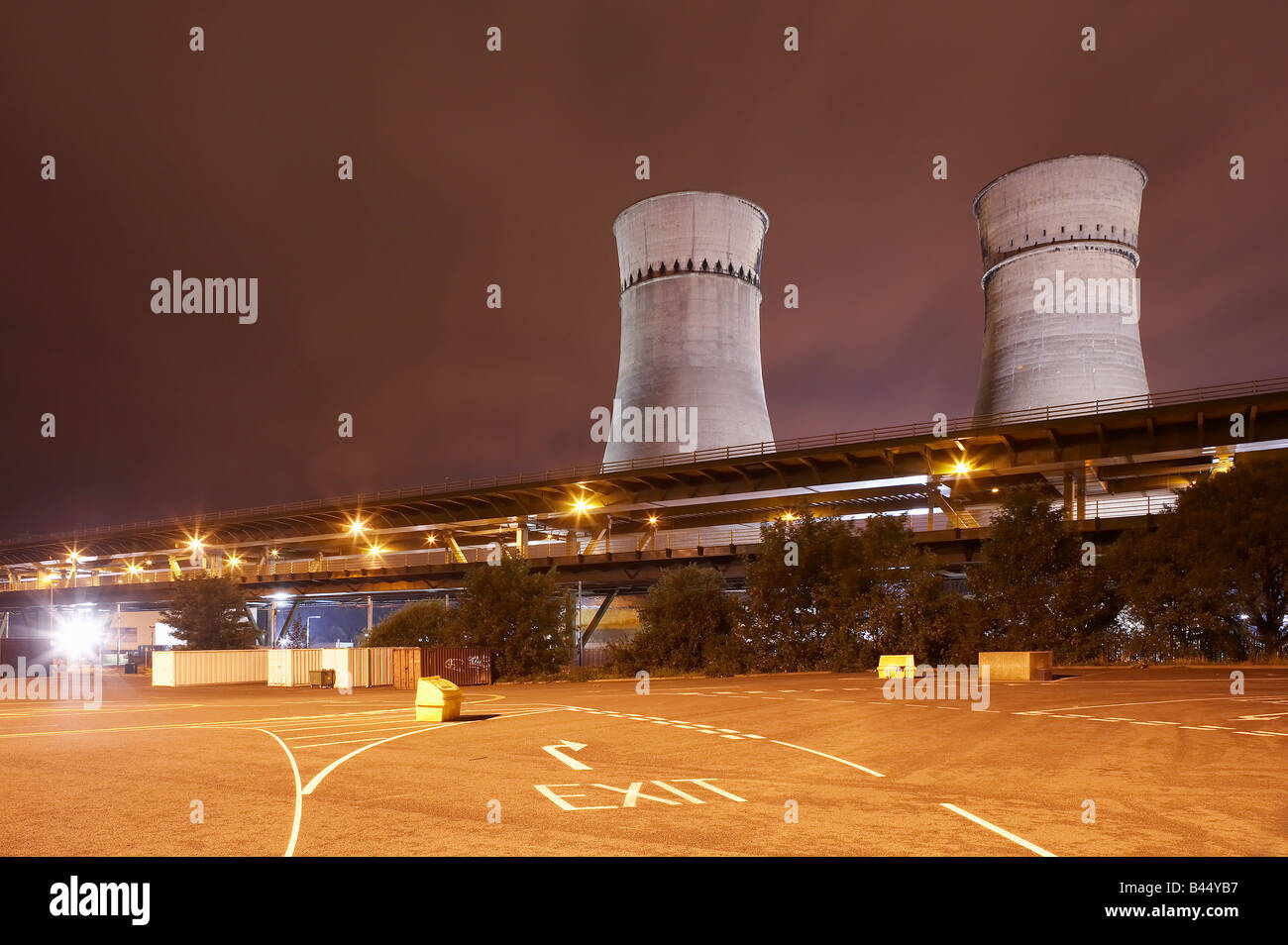 TINSLEY KÜHLUNG TOWERS ABRISS SHEFFIELD YORKSHIRE ENGLAND VEREINIGTES KÖNIGREICH UK Stockfoto