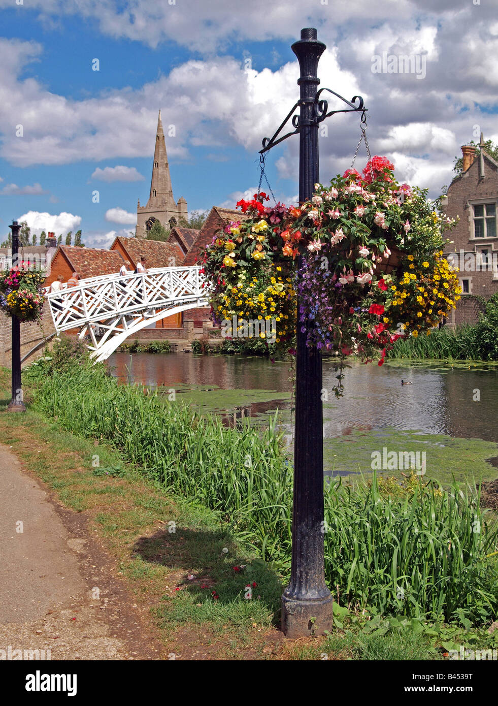 Chinesisch-Brücke in Godmanchester Stockfoto
