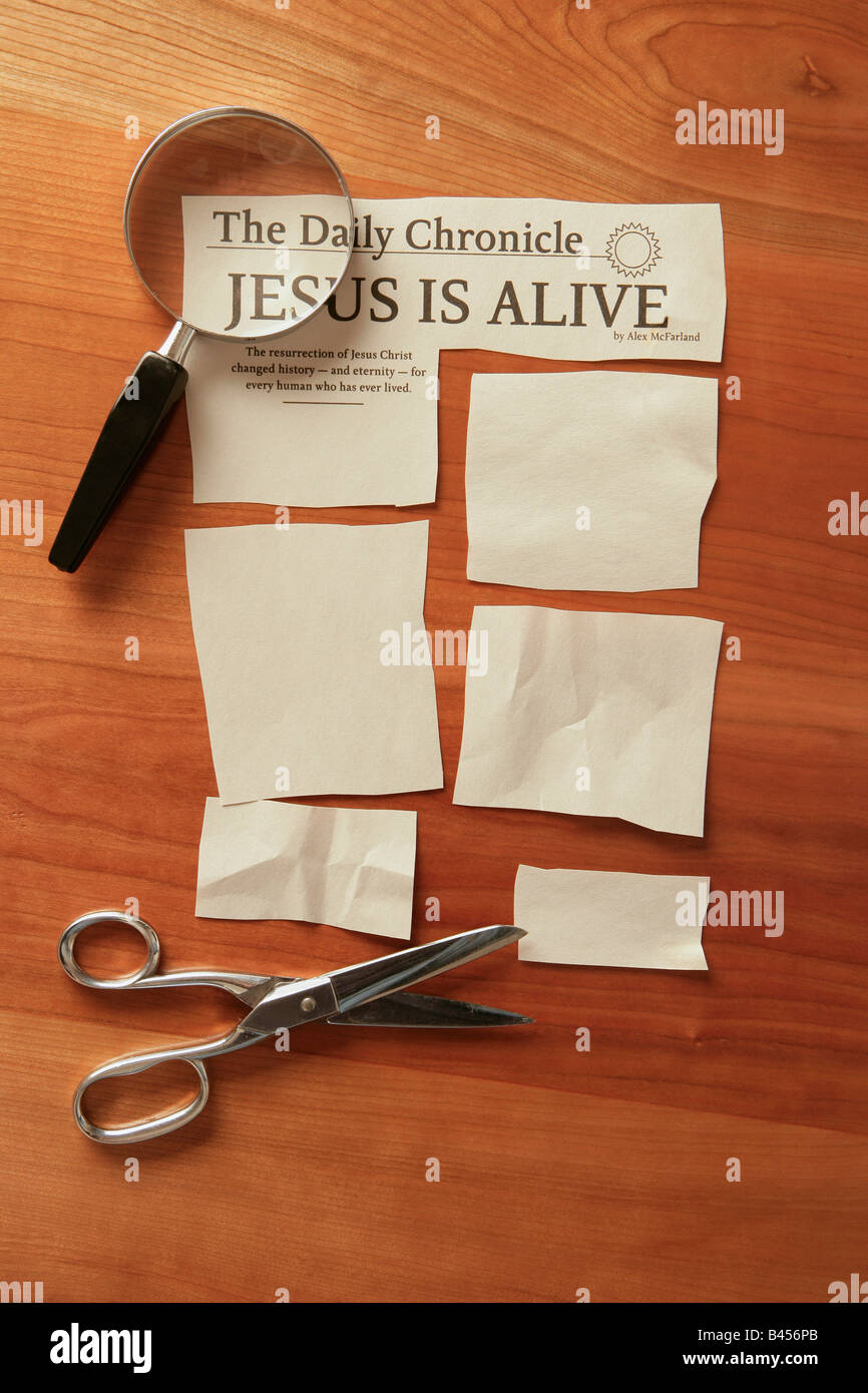 Jesus is alive article Stockfoto