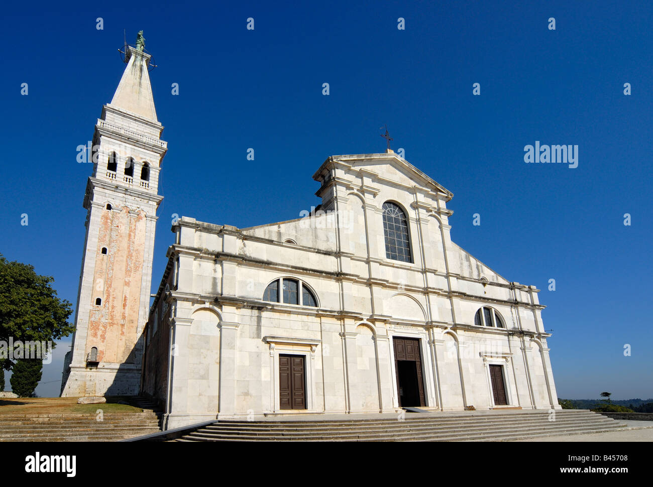 Barocke Kathedrale der Heiligen Euphemia in Rovinj Istrien Kroatien Stockfoto