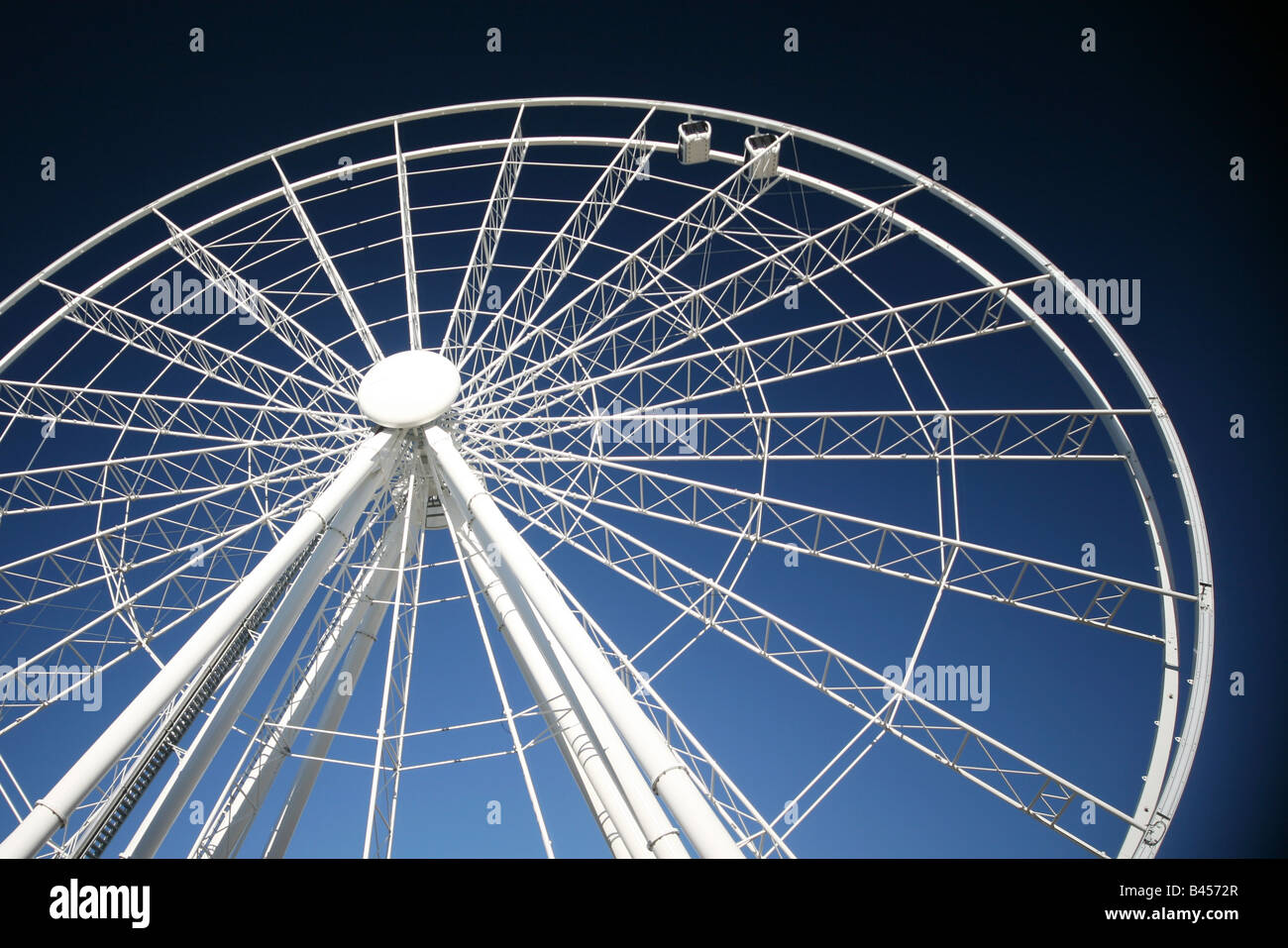 Das Wheel of Brisbane in Bau, South Bank, Brisbane, Australien Stockfoto