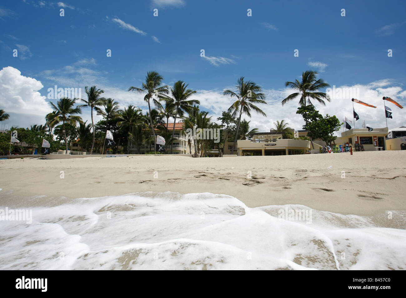 Kite Beach Hotel Dominikanische Republik Stockfoto