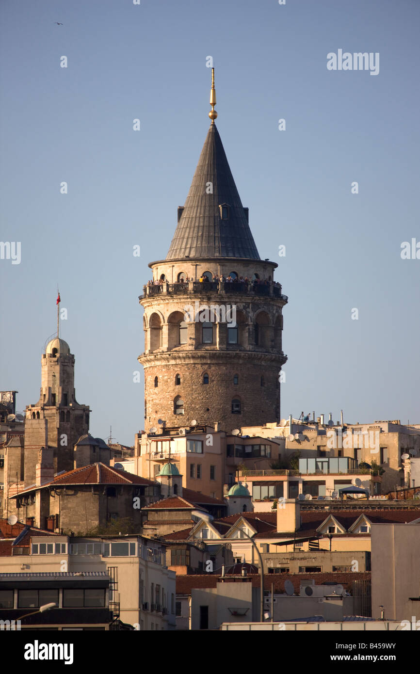 Galata-Turm Istanbul Stockfoto