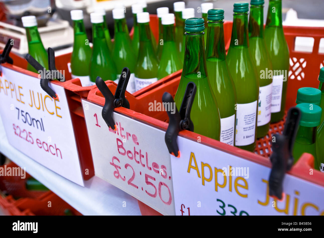 Bauernmarkt W3 London Vereinigtes Königreich Stockfoto