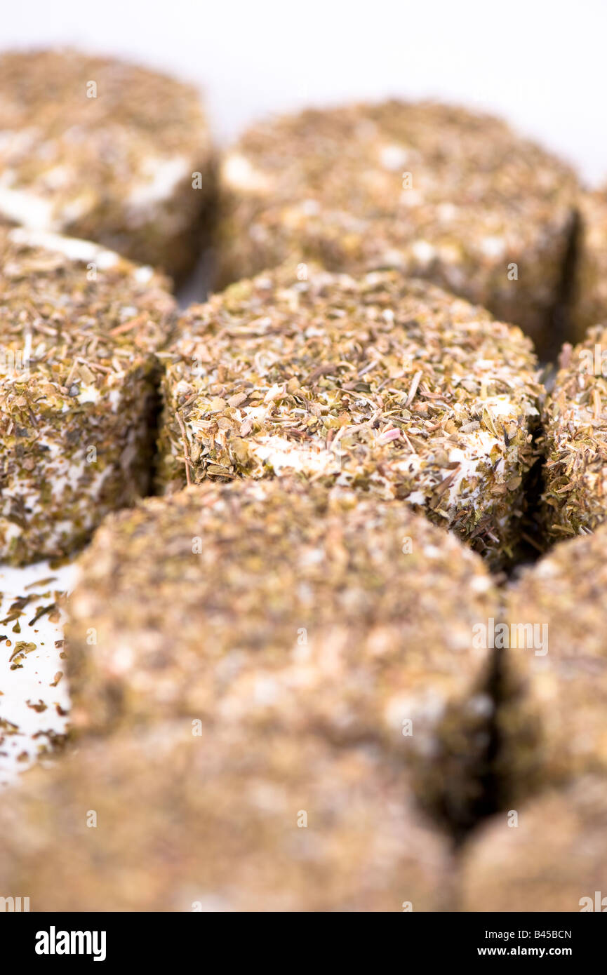 Handgemachter Käse zum Verkauf Bauern Markt Acton W3 London Vereinigtes Königreich Stockfoto