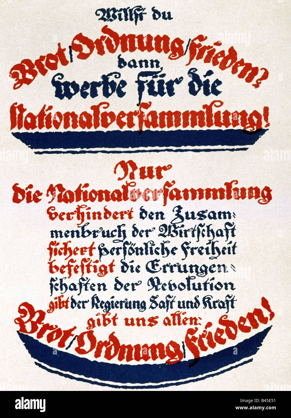 Geographie/Reisen, Deutschland, Politik, Propaganda, Plakat von A. M. Cay, Stockfoto