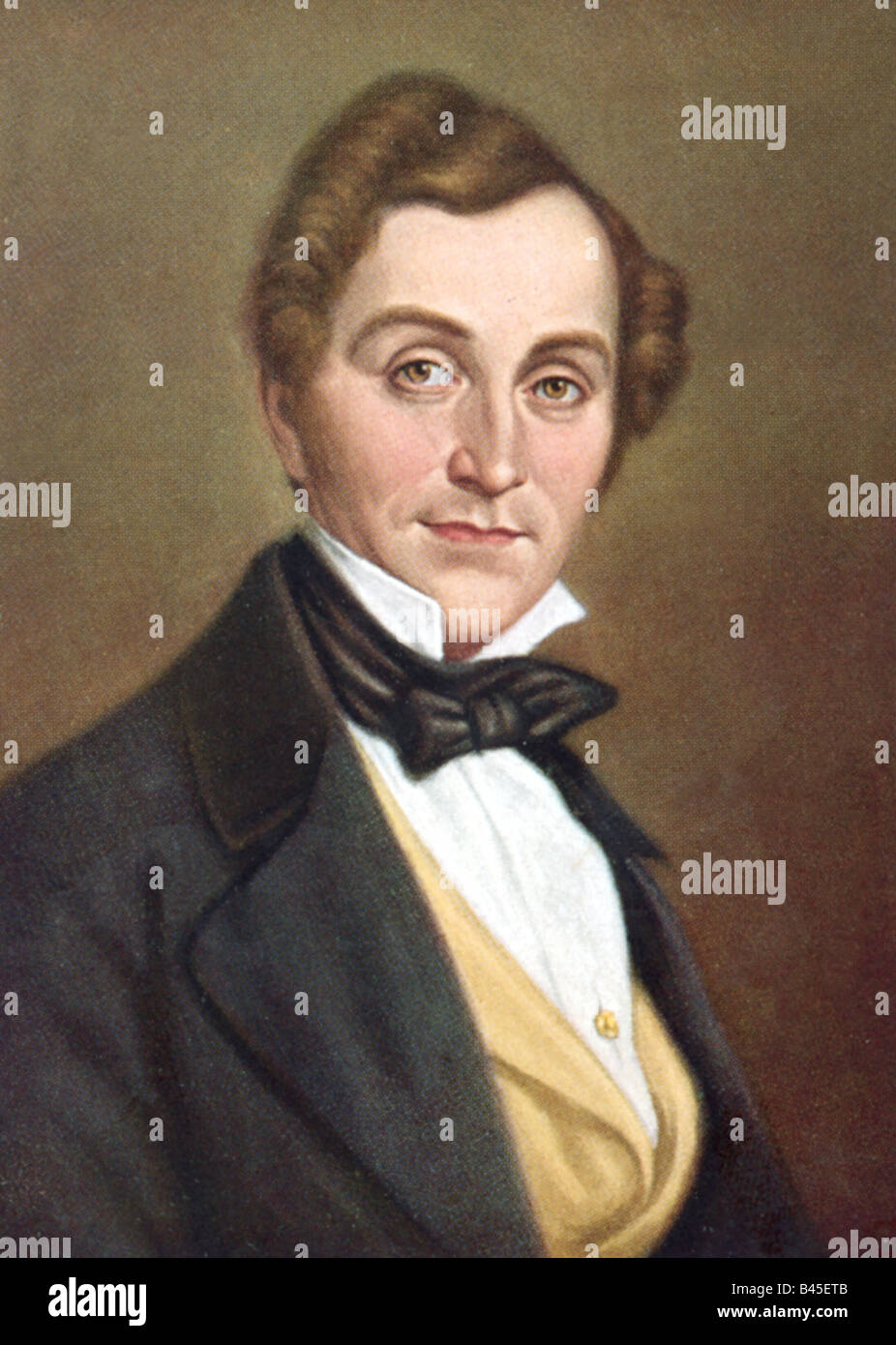 Lortzing, Albert, 23.10.1801 - 21.01.1851, Deutsche Fassung, Porträt, Druck, 19. Jahrhundert, Stockfoto
