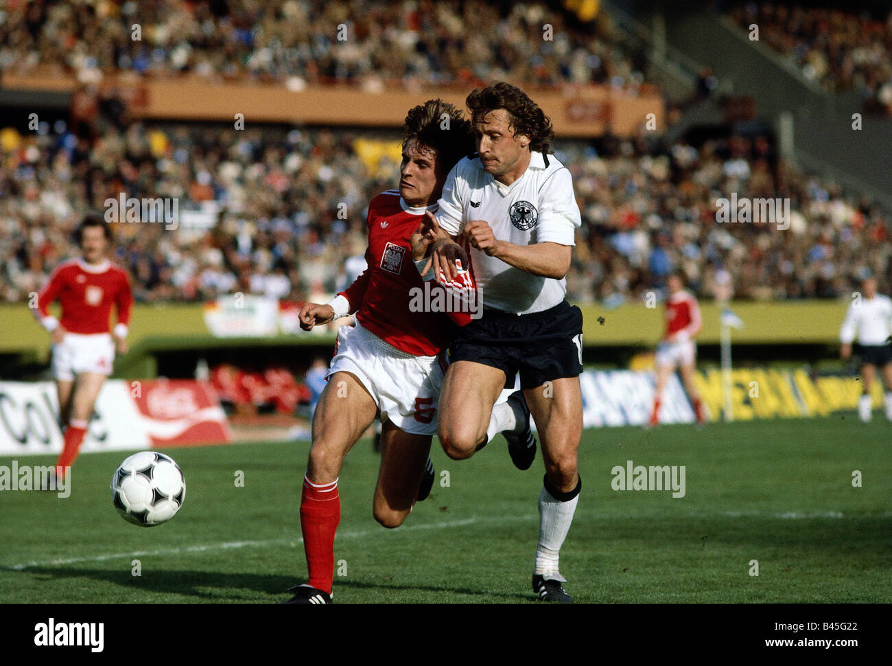 Sport/Sport, Fußball, Fußball, Weltmeisterschaft, Deutschland gegen Polen (0:0) in Buenos Aires, Argentinien, 1.6.1978, Stockfoto