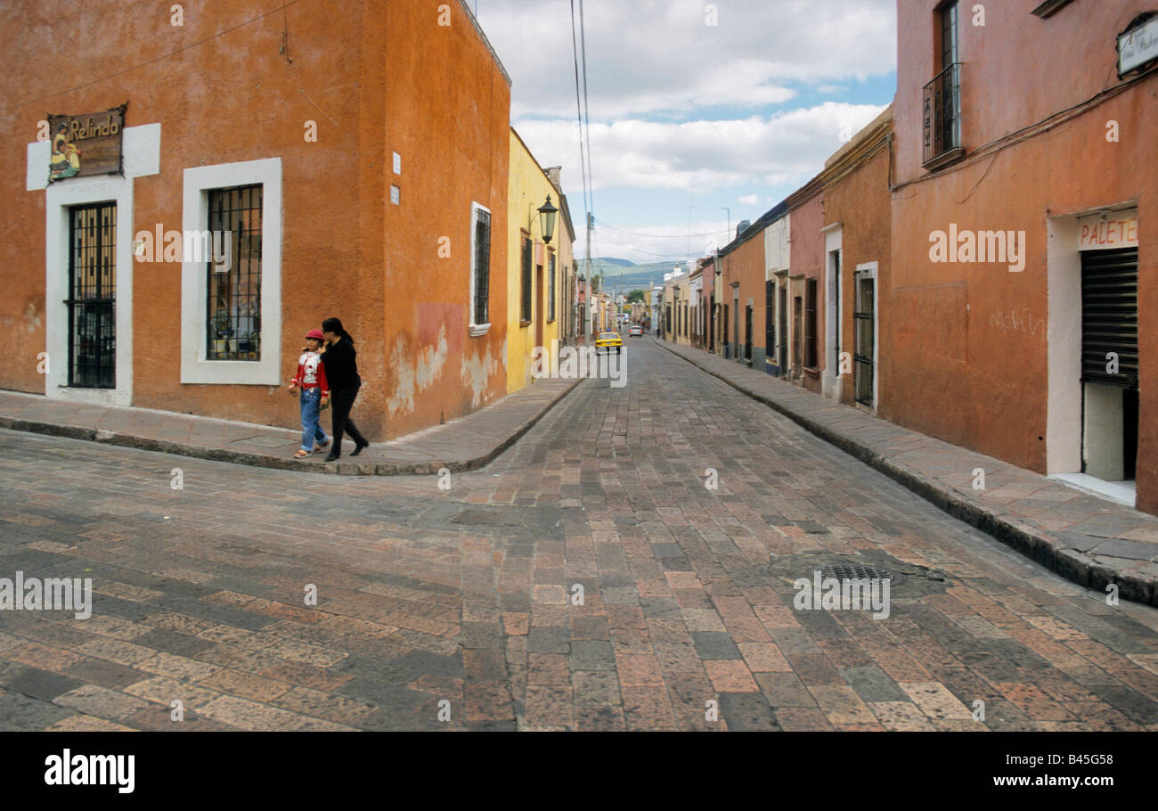 Ecke Av Independencia und Pasteur in Queretaro, Mexiko Stockfoto