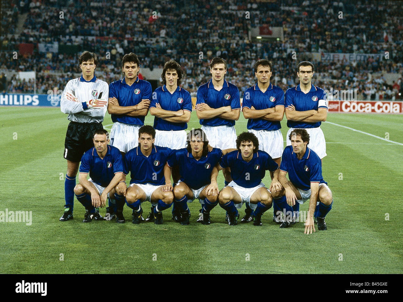 Sport / Sport, Fußball, Fußball, Wm 1990, letzte Runde, Gruppe überein