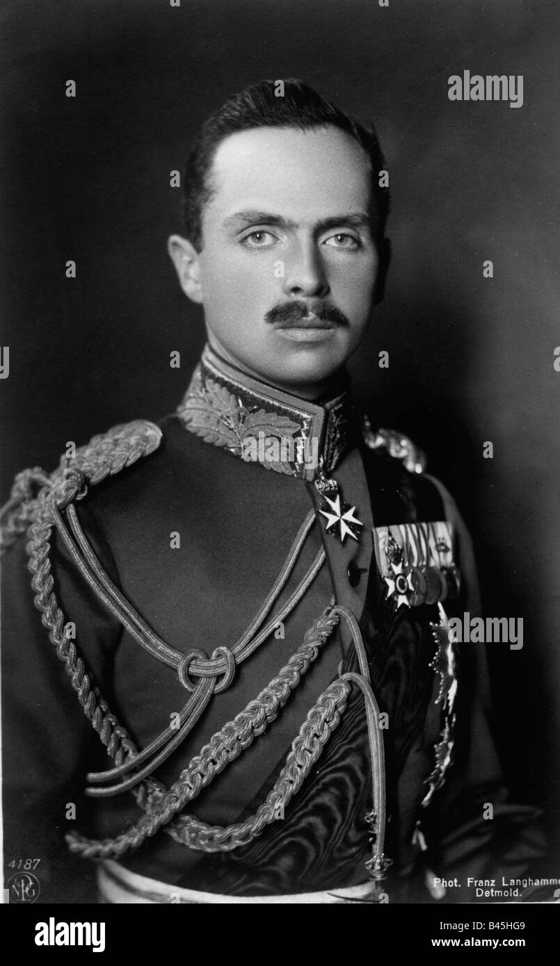 Charles Edward, 19.7.1884-6.3.1954, Herzog von Sachsen-Coburg-Gotha 30.7.1900 - 13.11.1918, Postkarte, Detmond, ca. 1910, Stockfoto