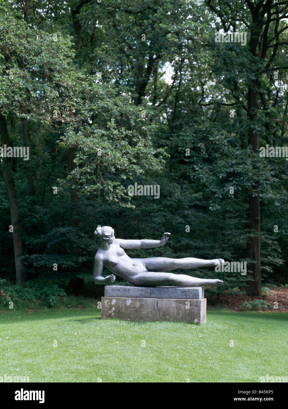 Otterloo, Rijksmuseum Kröller-Müller, Skulpturenpark, Maillol-Skulptur Stockfoto