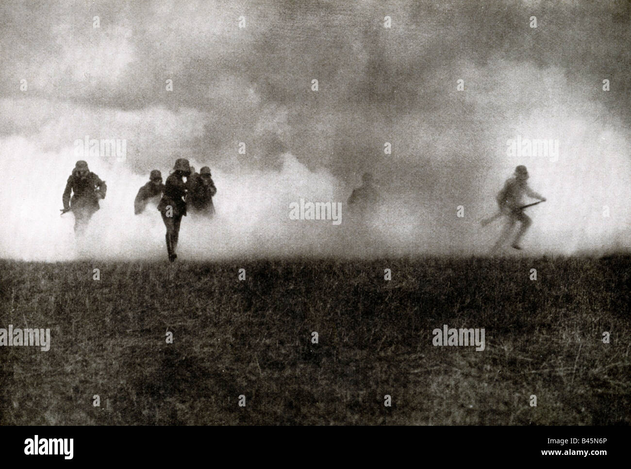 Veranstaltungen, Erster Weltkrieg / erster Weltkrieg, Westfront, deutsche Frühjahrsoffensive 1918, Stockfoto