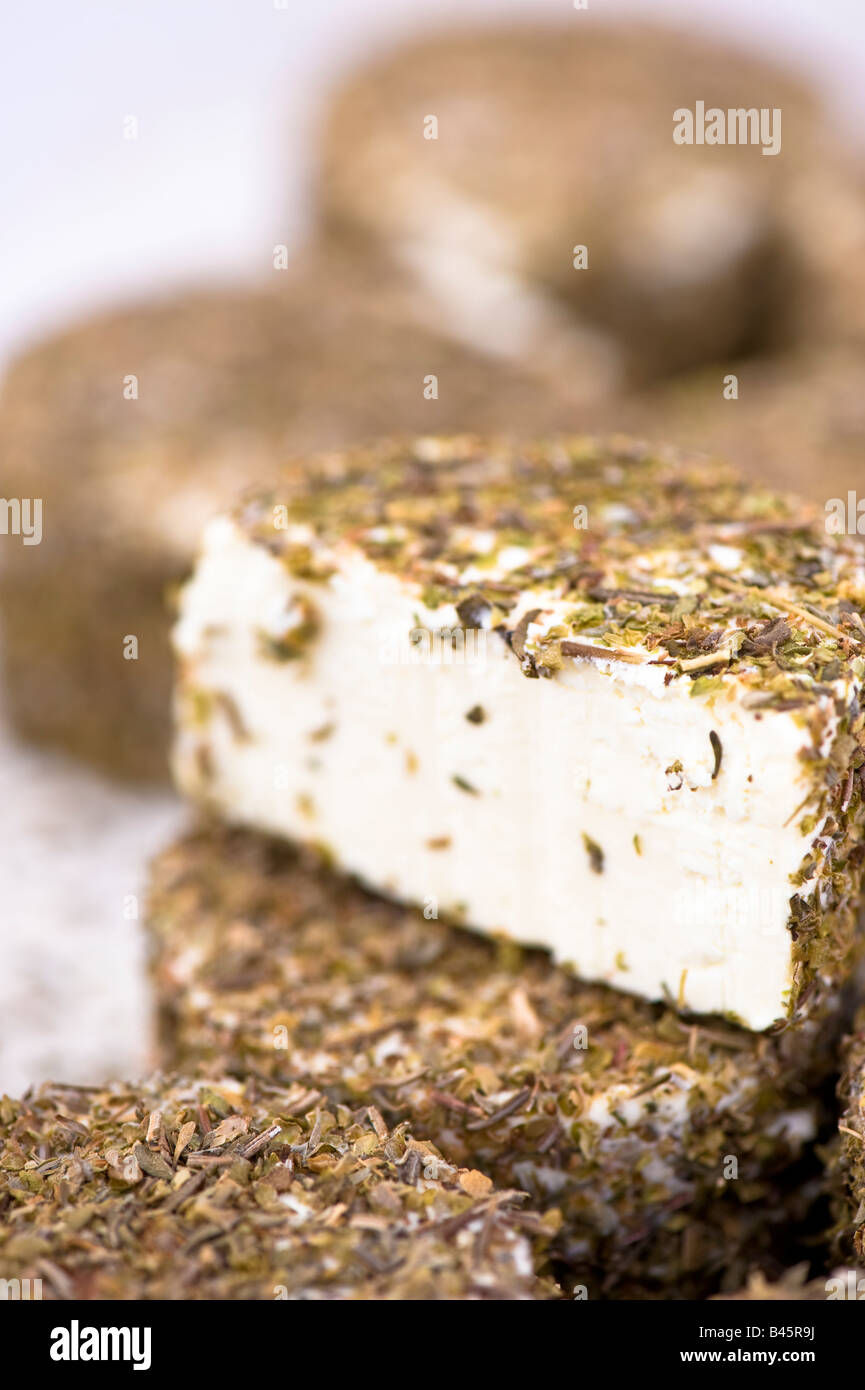 Handgemachter Käse zum Verkauf Bauern Markt Acton W3 London Vereinigtes Königreich Stockfoto