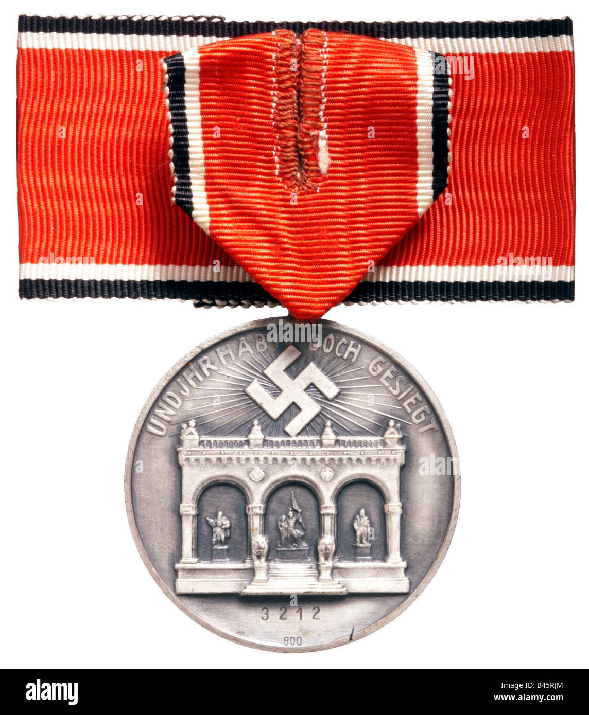 Dekorationen, Nazi-Deutschland, Dekoration vom 9. November 1923, 1934 - 1945, Rückseite, Gedenken an Den Biersaalputsch in München, Blutordnung, nazi-bewegung, nazismus, Drittes Reich, Stockfoto