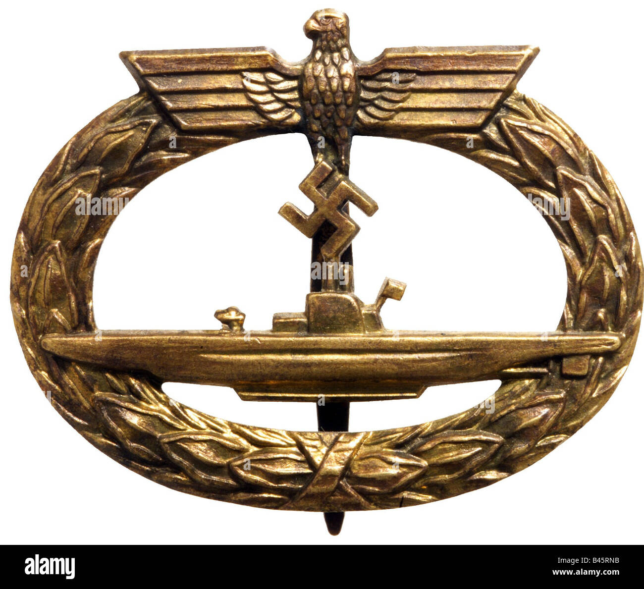 Dekorationen, Deutschland, U-Boot-Kriegsabzeichen, 2. Form, 1939 eingeführt, Zweiter Weltkrieg, Dekoration, Stockfoto