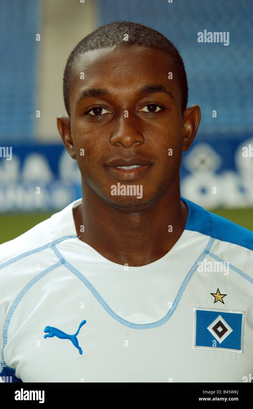 Takyi, Charles, * 12.11.1984, deutscher Fußballspieler, gebürtig aus Ghana, Porträt, Spieler FC St. Pauli, Foto: Saison 2005 / 2006, Spieler Hamburger SV, Stockfoto