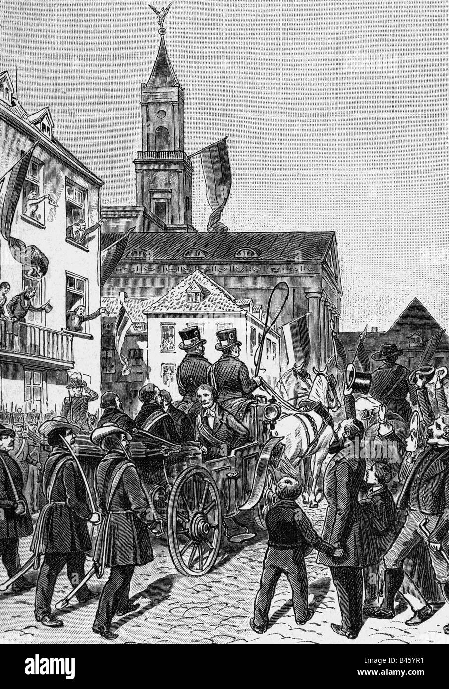 Ereignisse, Revolution 1848 1849, Deutschland, Baden, Mai Aufstand