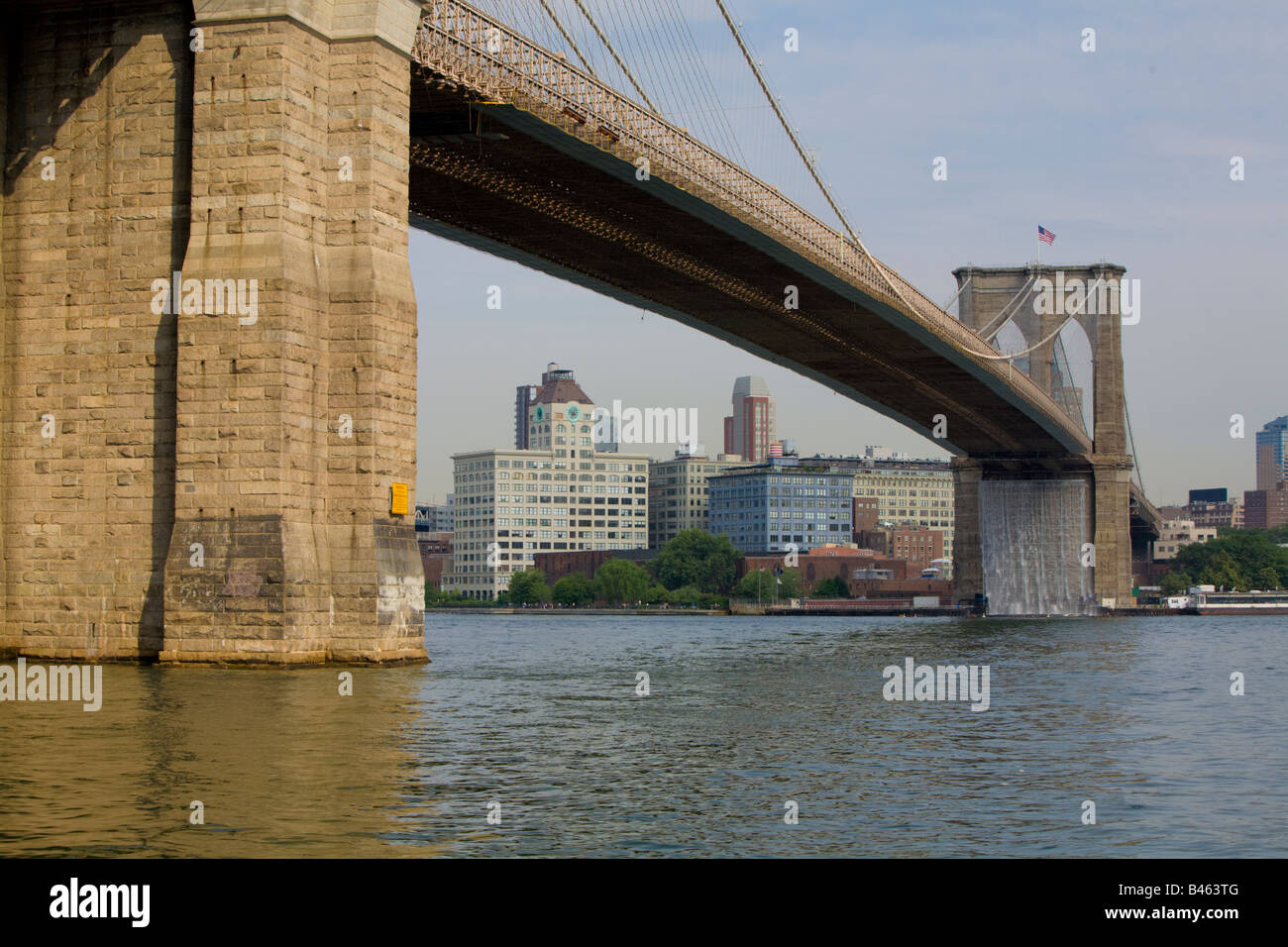 NYC-Wasserfällen ist eine neue Kunst-Installations-Projekt von Public Art Fund und der Stadt New York Projekt begannen dänischen Künstler O Stockfoto