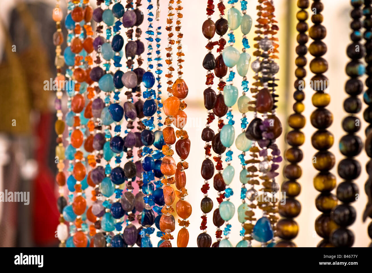 Schmuck Stall Acton Markt W3 London Vereinigtes Königreich Stockfoto