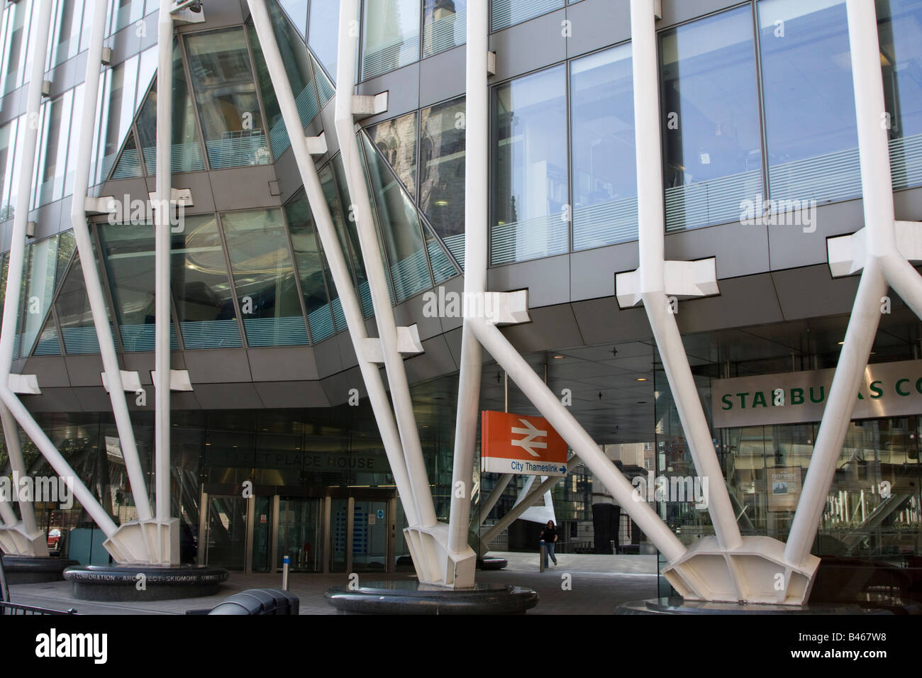 Flotte Platz Haus Thameslink Stadt von London England uk gb Stockfoto