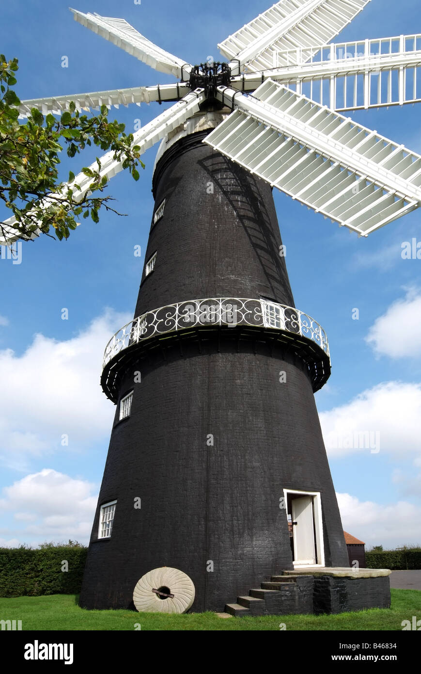 SIBSEY HÄNDLER WINDMÜHLE. LINCOLNSHIRE. ENGLAND. UK Stockfoto