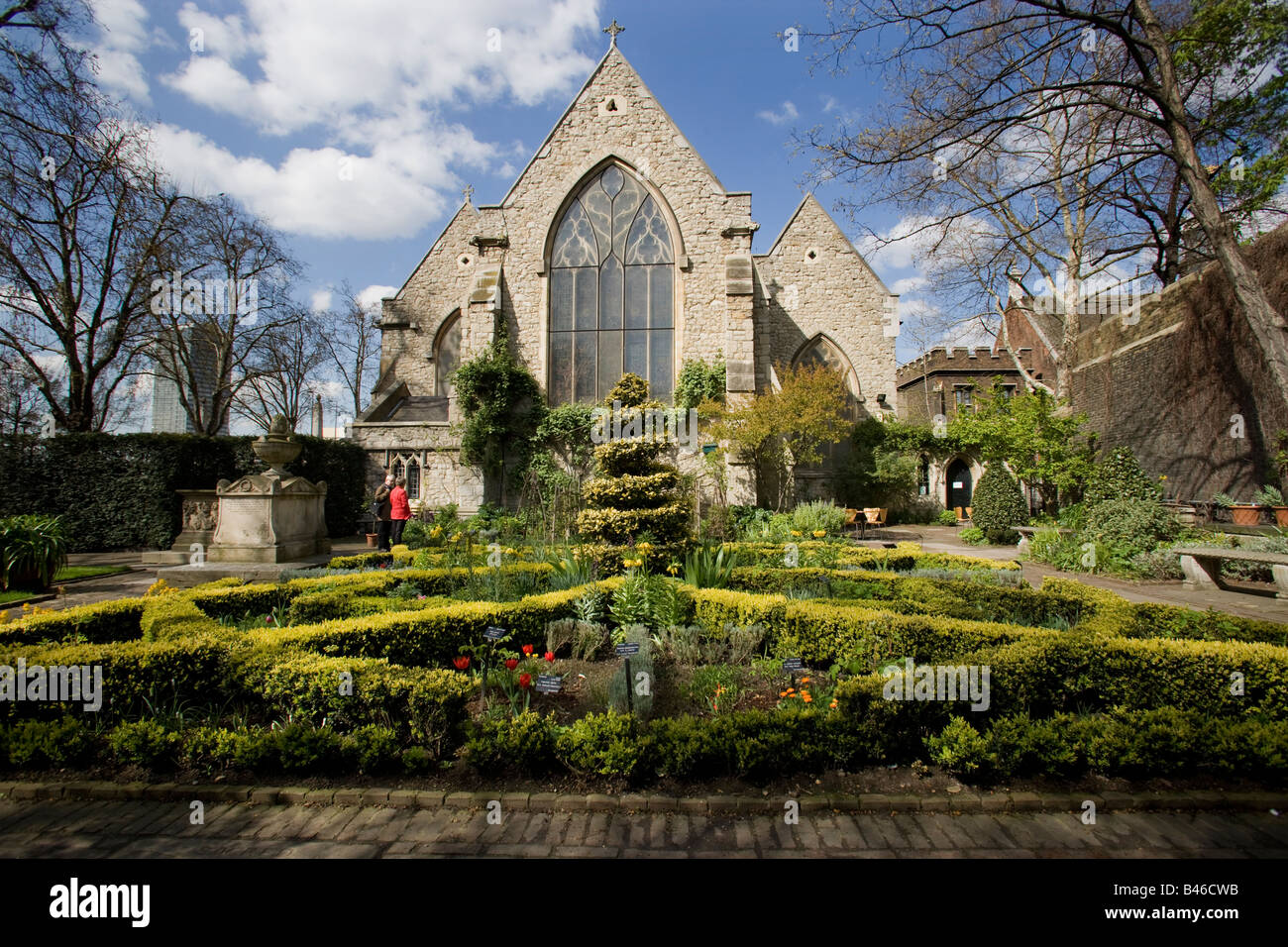 Der Garten-Museum (ehemals The Garden Geschichtsmuseum) Lambeth London Stockfoto