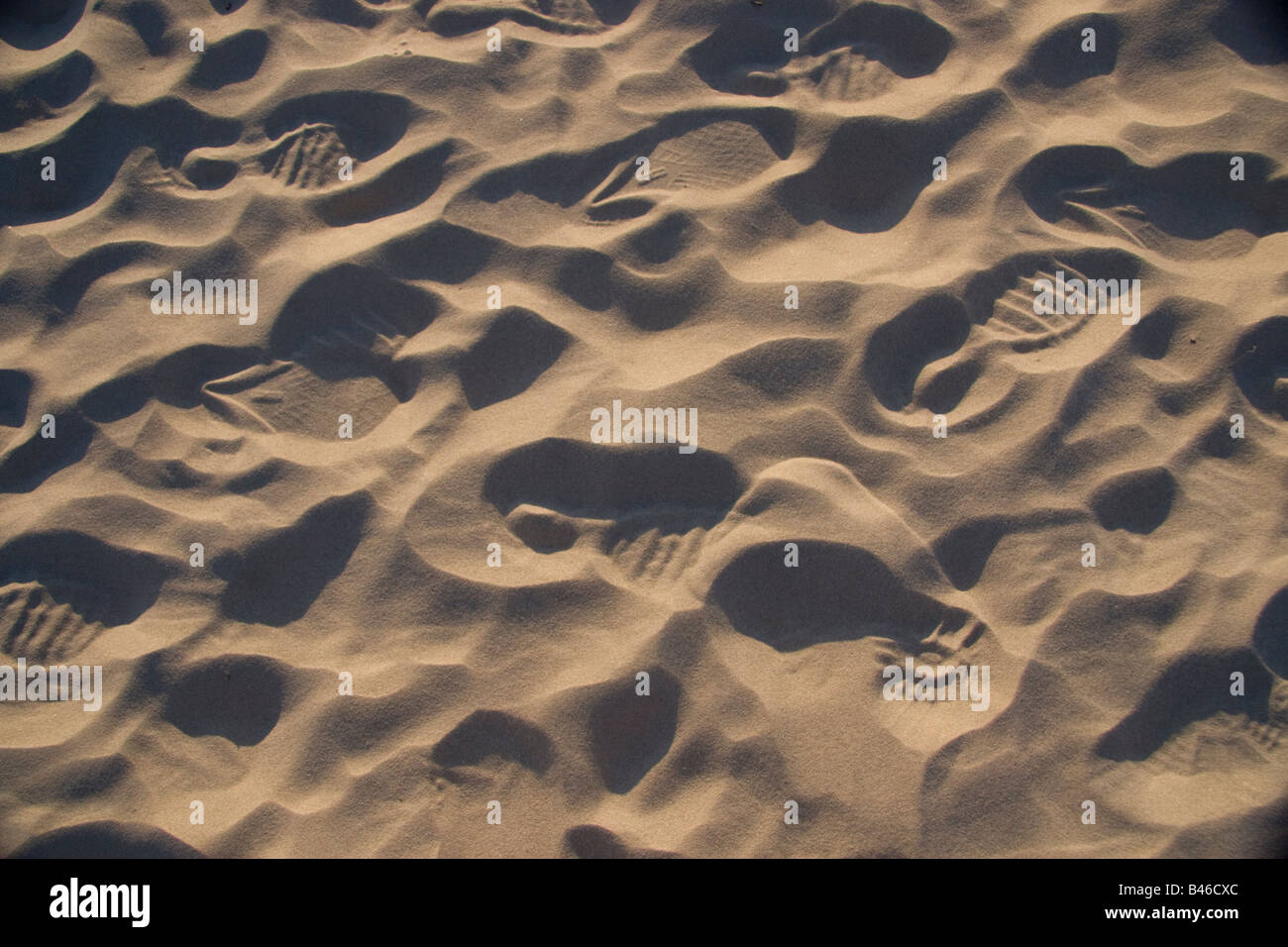 Muster in den Sand am Strand von Ceduna in South Australia Stockfoto