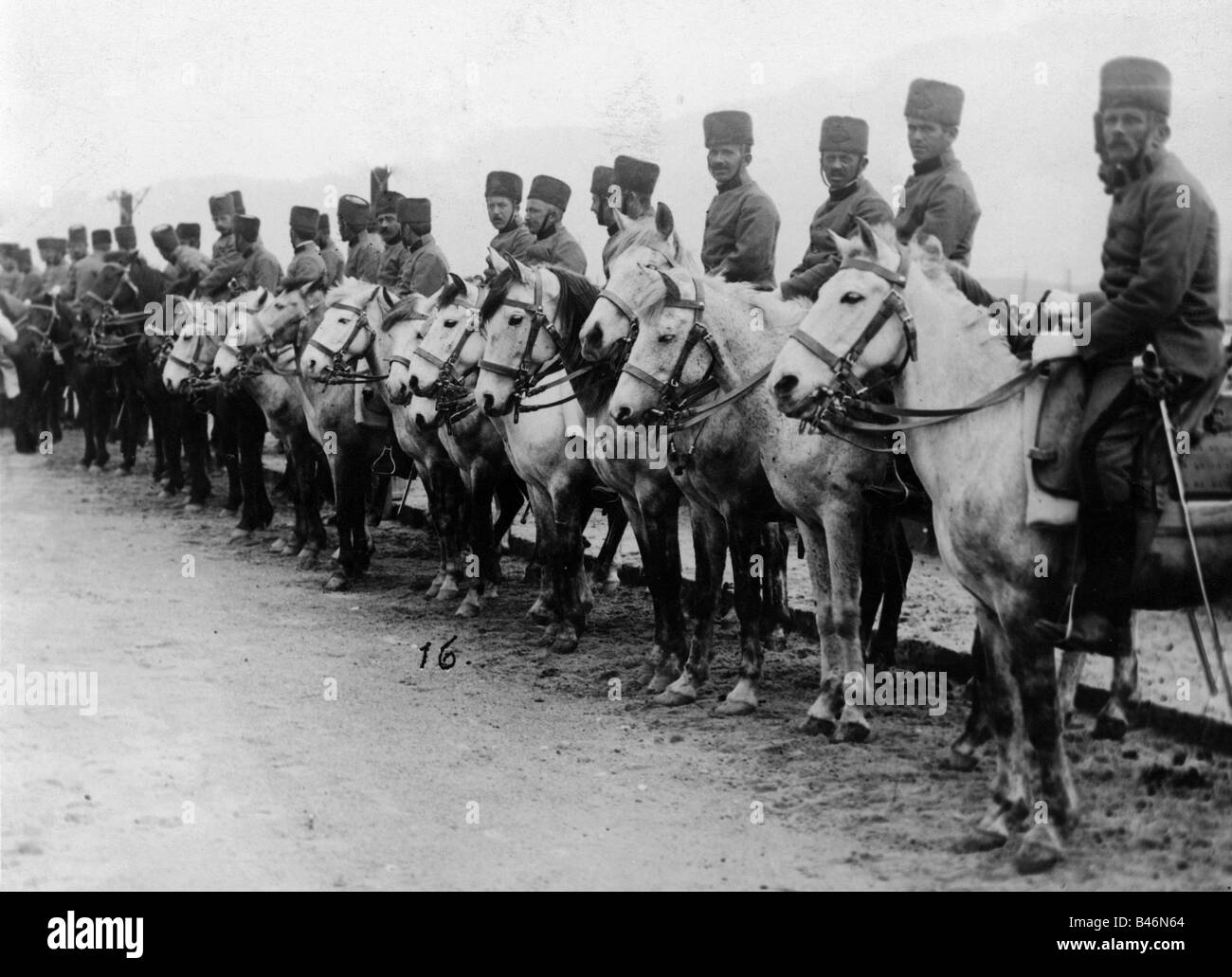 Veranstaltungen, Erster Weltkrieg/erster Weltkrieg, Militär, Soldaten, ungarische Husaren, ca. Stockfoto