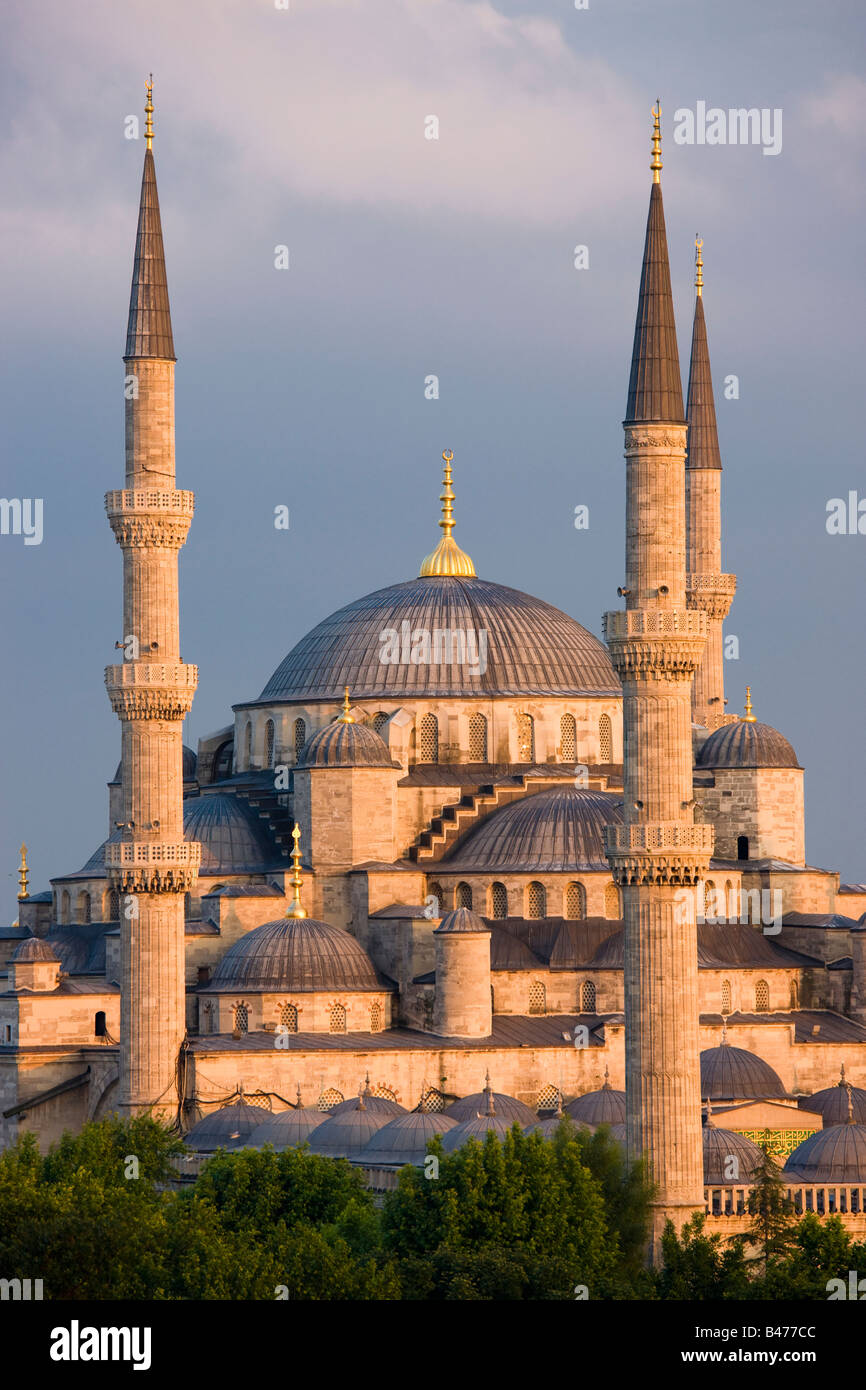 Sultan-Ahmed-Moschee-blaue Moschee-Türkei-Istanbul Stockfoto