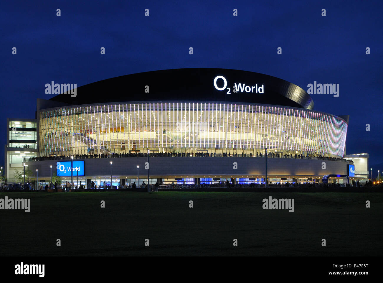 O2 World, O2-Arena von der Anschutz Entertainment Group, Berlin Friedrichshain, Deutschland, Europa. Stockfoto