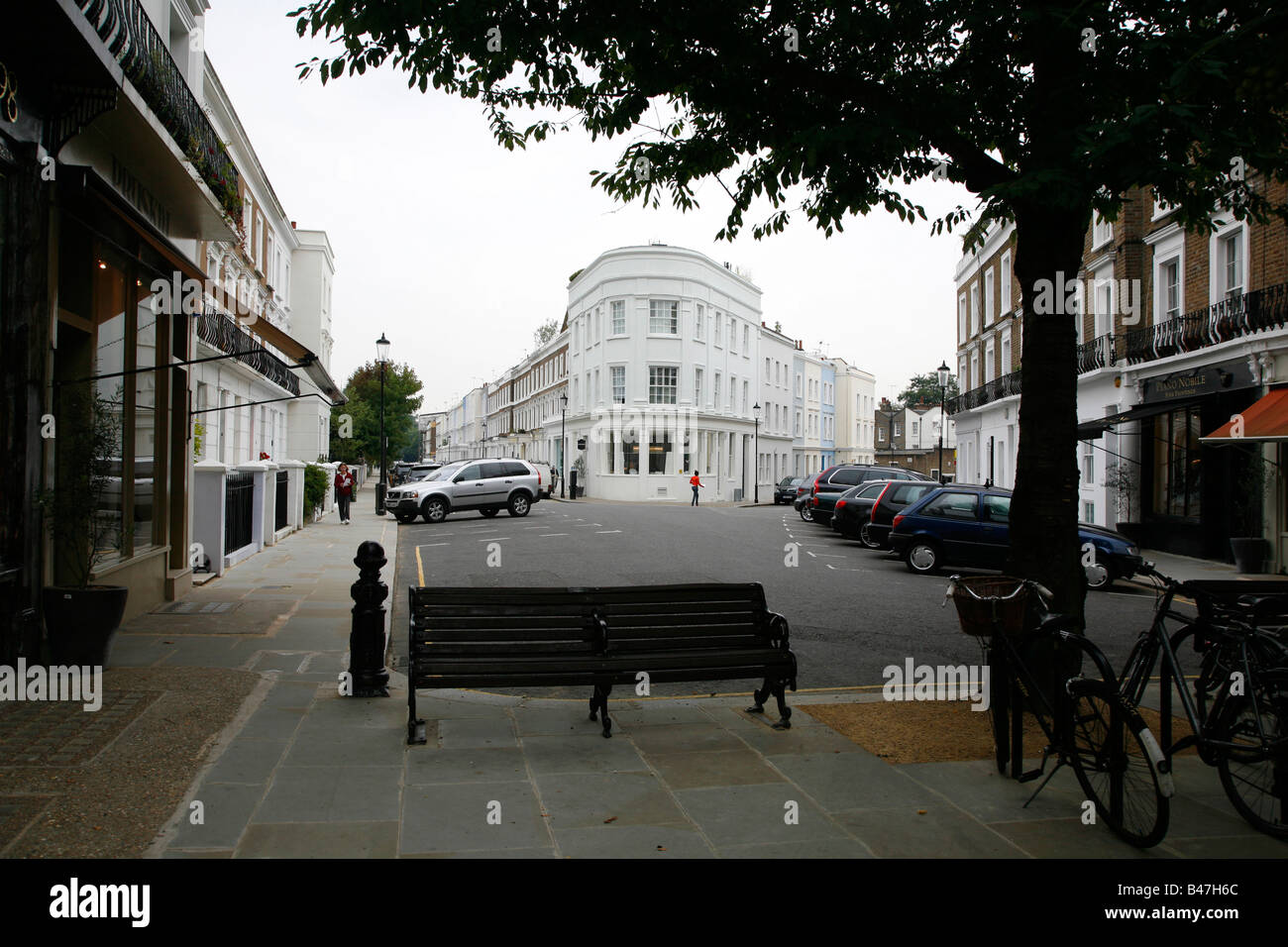 Portland Straße in Notting Dale, London Stockfoto