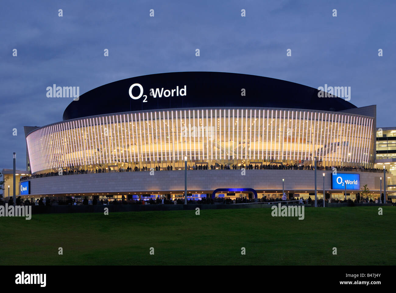 O2 World, O2-Arena von der Anschutz Entertainment Group, Berlin Friedrichshain, Deutschland, Europa. Stockfoto