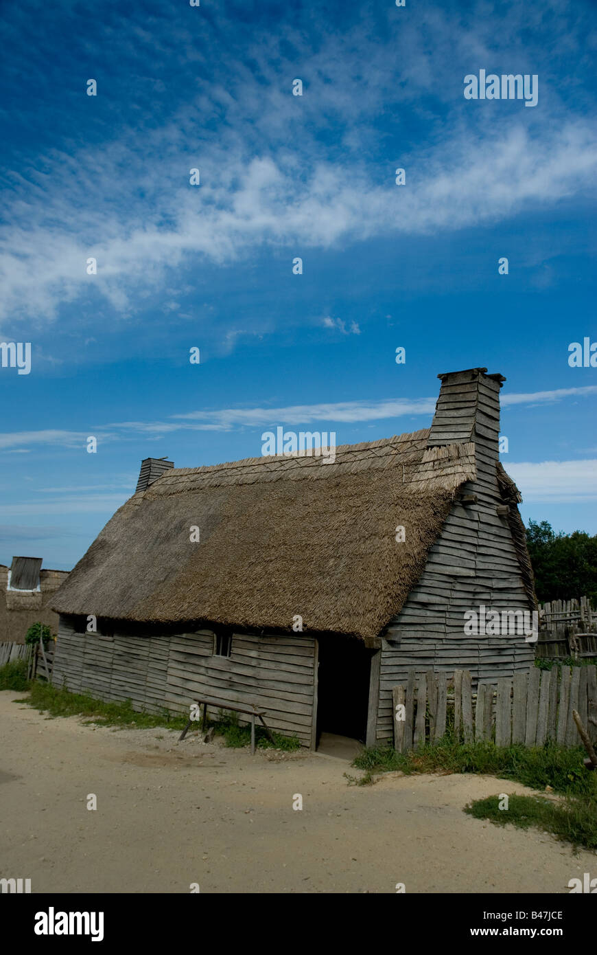 Plimoth Plymouth Plantation In Massachusetts, USA Stockfoto
