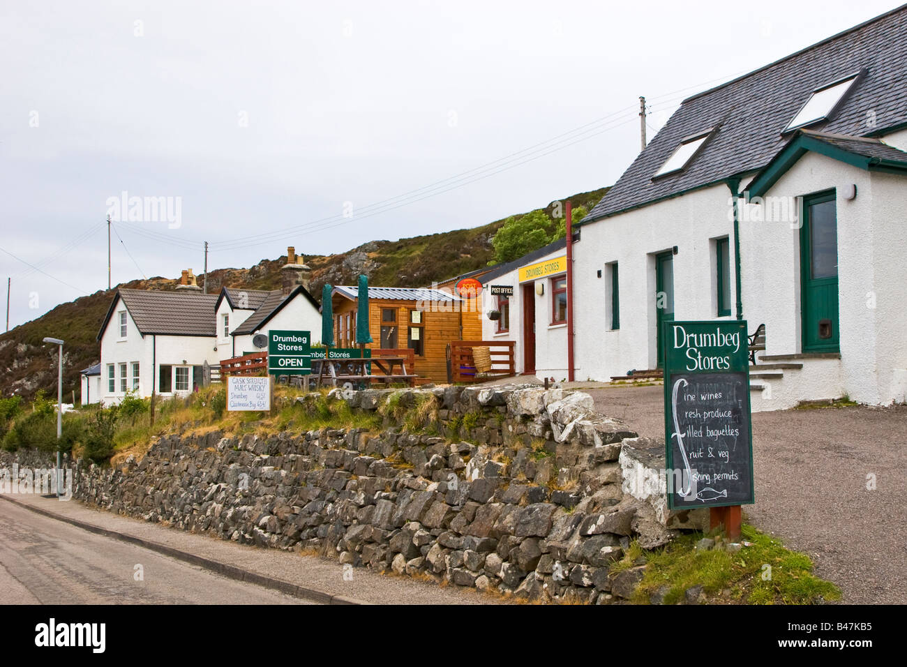 General Dorfladen am Drumbeg stimmten die besten Dorfladen, Sutherland, Highlands Schottland Vereinigtes Königreich Großbritannien UK Stockfoto