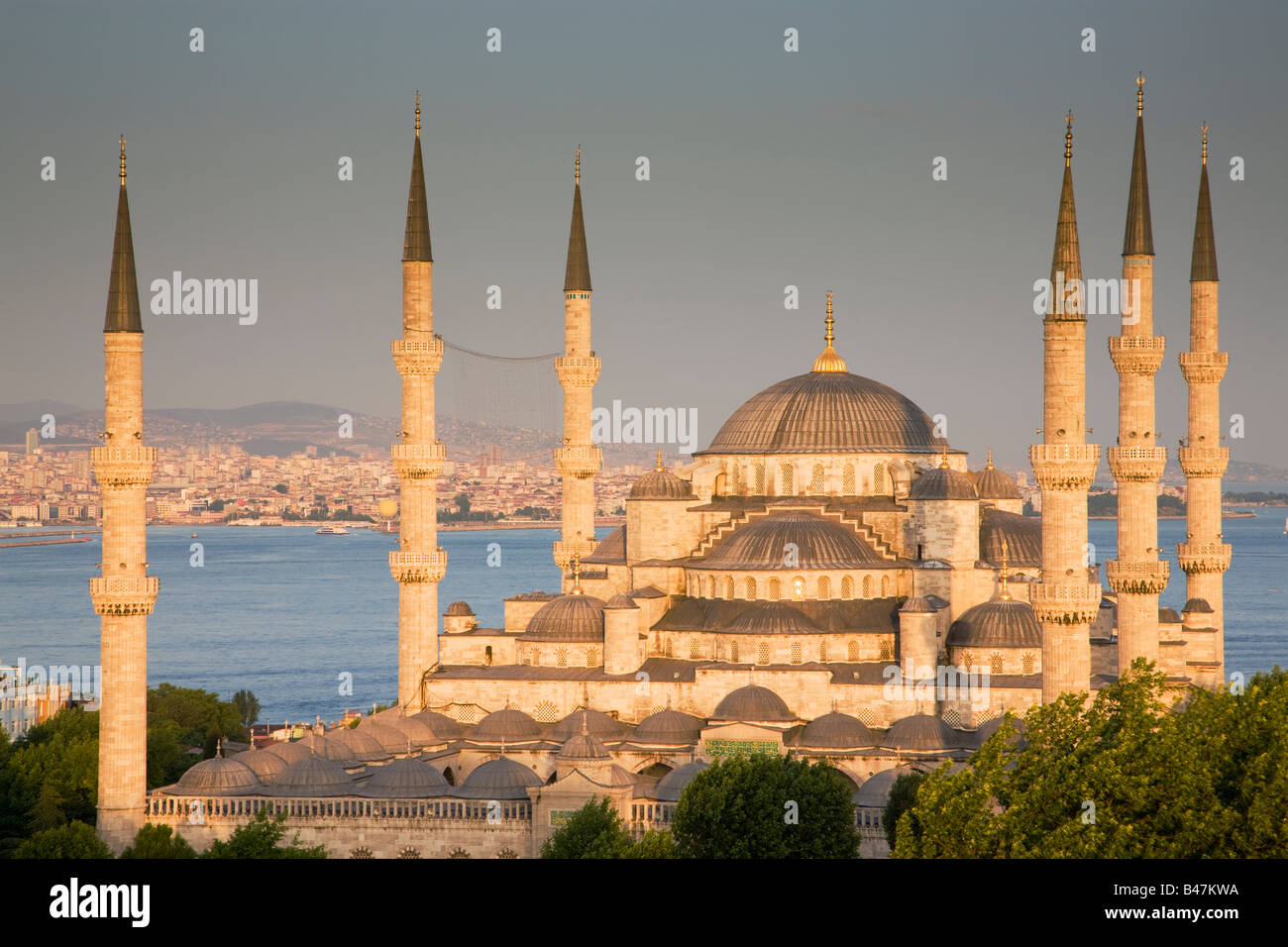 Türkei-Istanbul-Sultan-Ahmed-Moschee, blaue Moschee Stockfoto