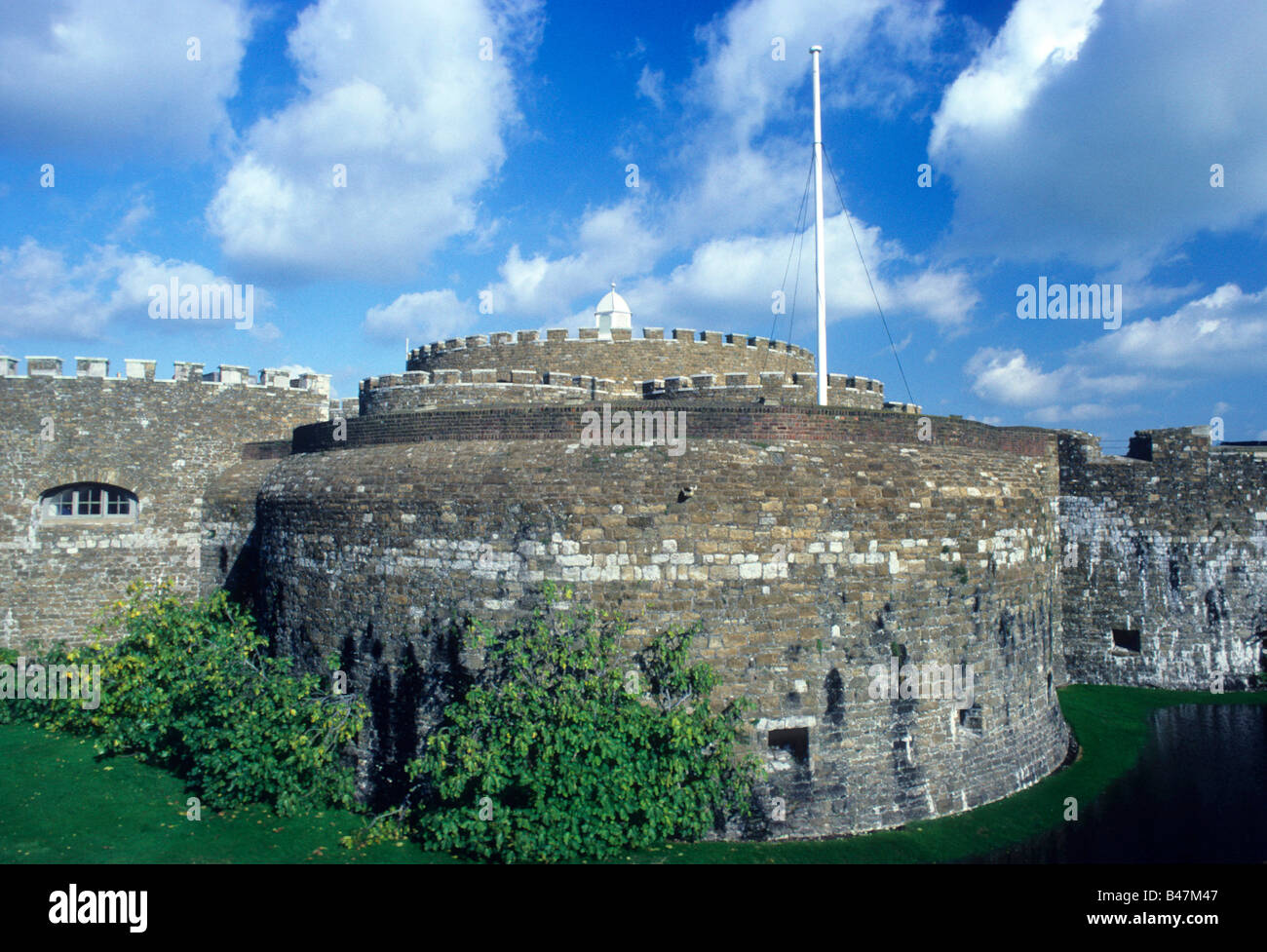 Kent Deal Schloss aus dem 16. Jahrhundert König Henry 8. Ärmelkanal Verteidigung defensive sogar England UK Stockfoto