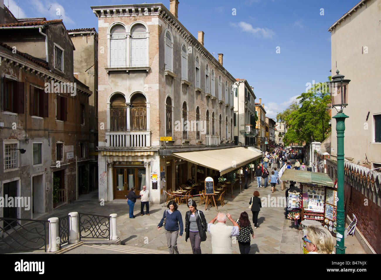 Strada Nova Cannaregio Venedig Italien Stockfoto