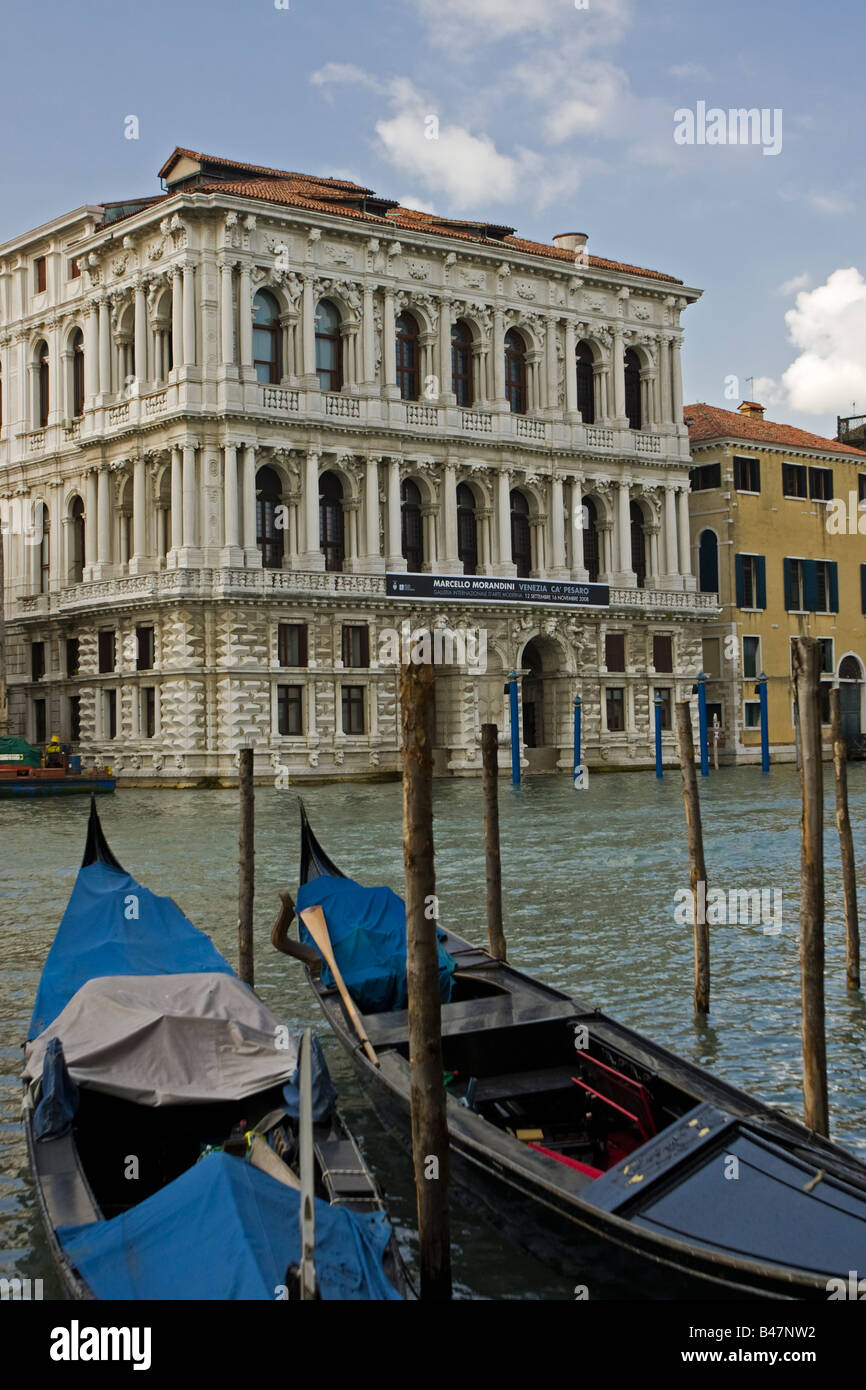 Ca Pesaro Venedig Italien Stockfoto