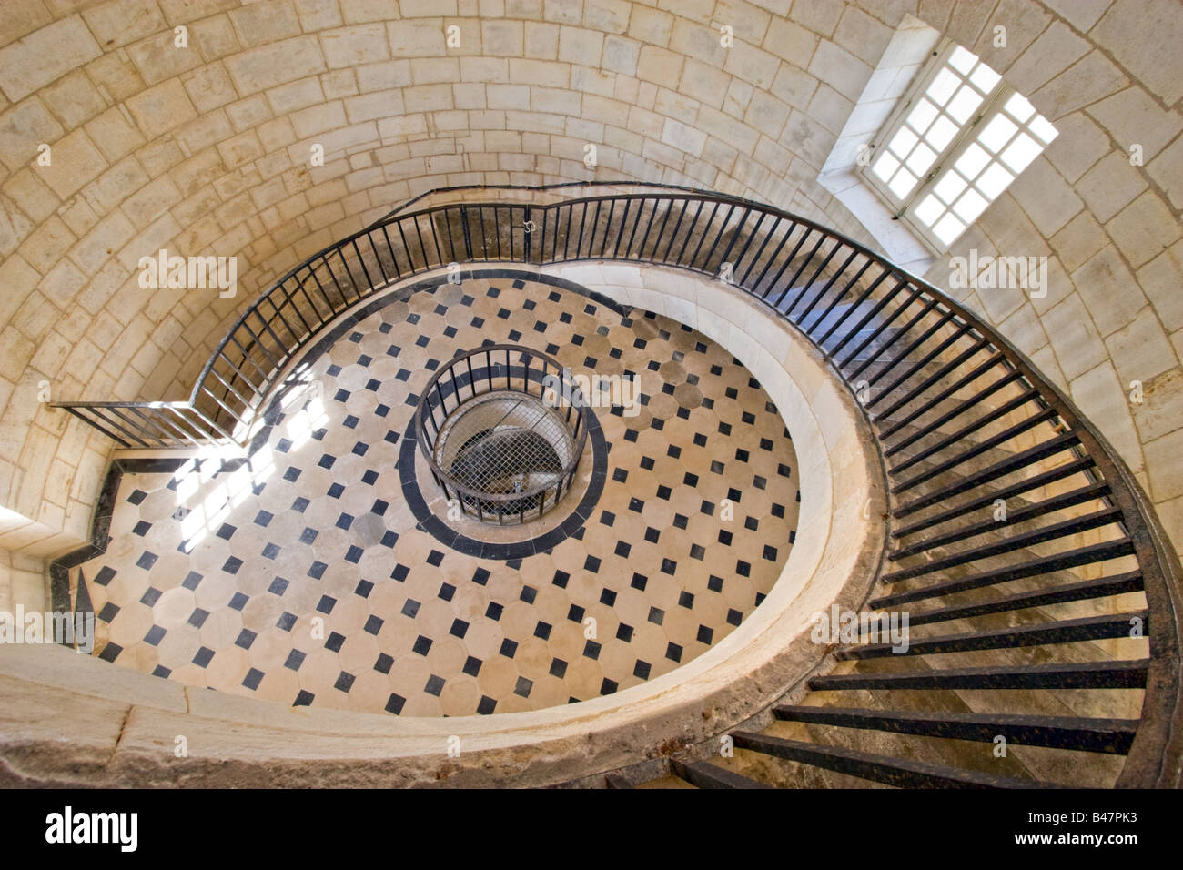 Cordouan king s Leuchtturm luxuriöse Treppe Gironde Frankreich Stockfoto