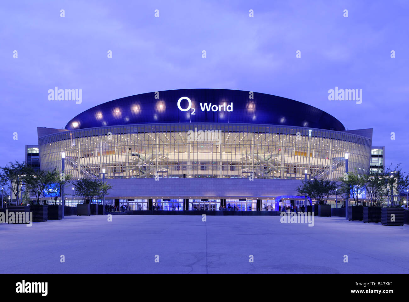O2 World, O2-Arena von der Anschutz Entertainment Group, Berlin Friedrichshain, Deutschland, Europa. Stockfoto
