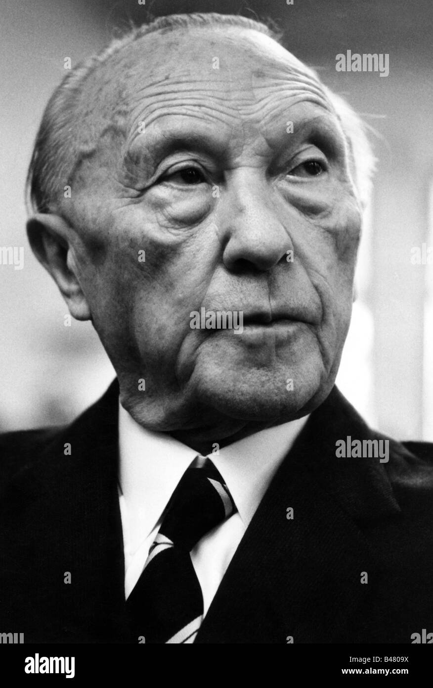 Adenauer, Konrad, 5.1.1876 - 19.4.1967, deutscher Politiker (CDU), Kanzler 1949 - 1963, Porträt, während der 11. Parteitag der CDU Dortmund vom 10.7.1965 - 11.7.1965, Stockfoto