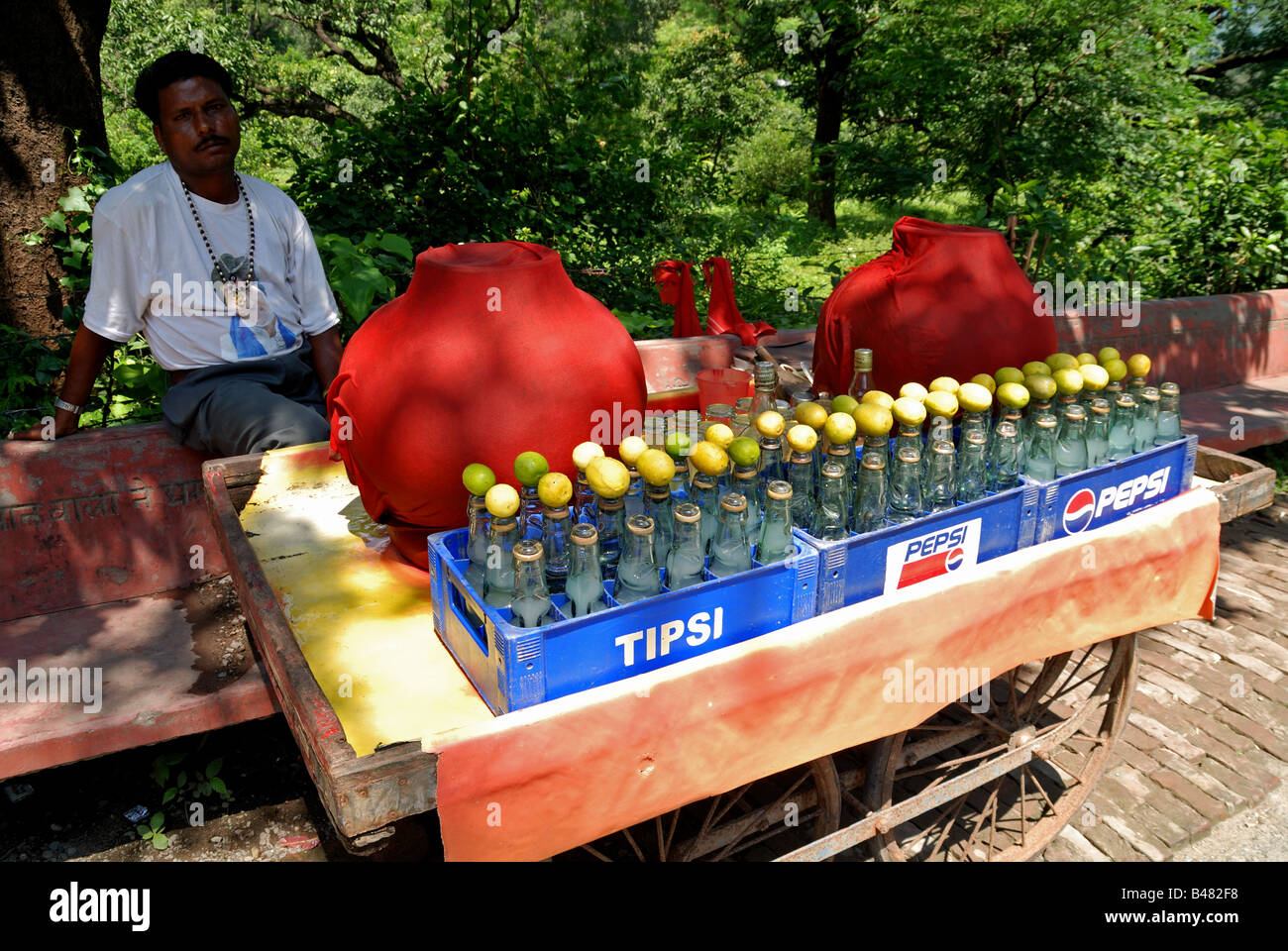 Lemon Soda ist Indien traditionelles Getränkwasser Stockfoto